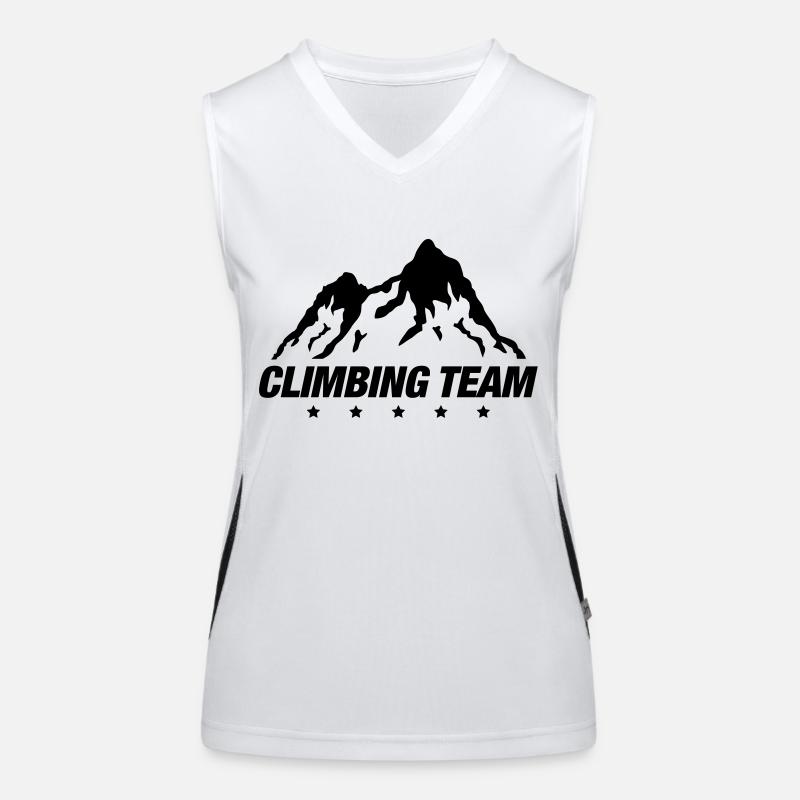 climbing_team_tp1 Débardeur respirant contrasté Femme