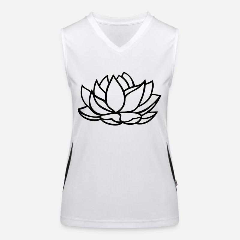 Fleur de Lotus Débardeur respirant contrasté Femme