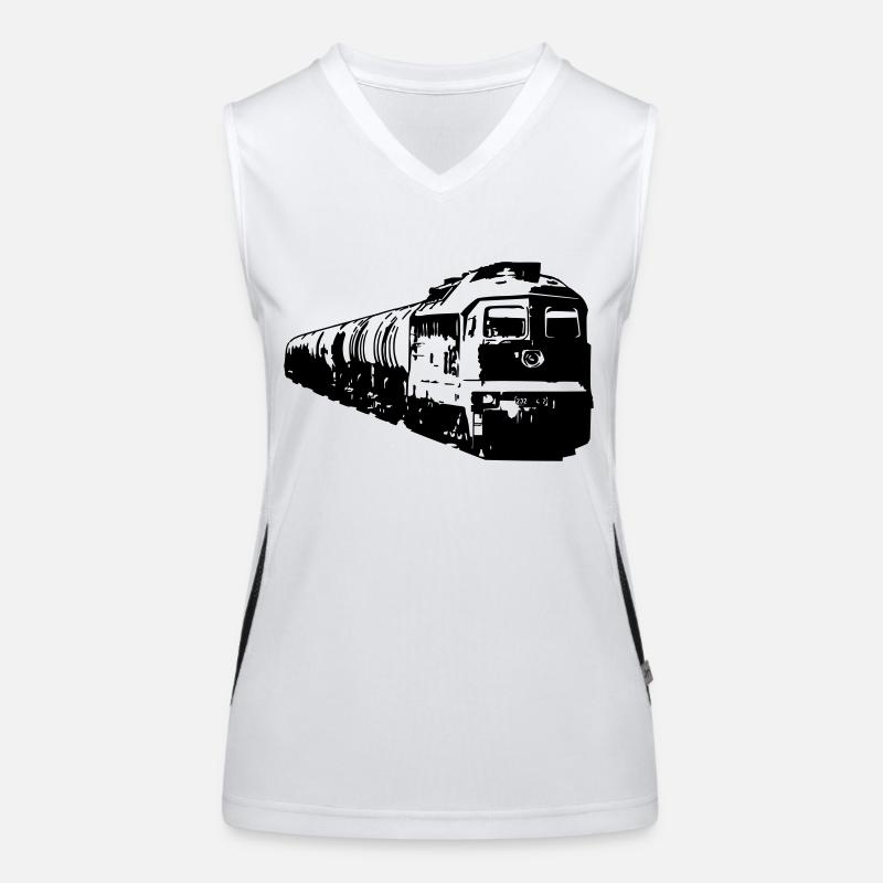 Le train de marchandises Débardeur respirant contrasté Femme