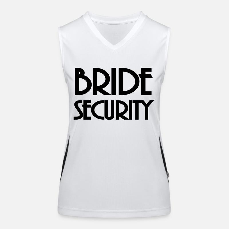 Bride Security Funktionelles Kontrast-Tank Top für Frauen