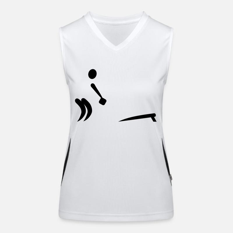 Cornhole Funktionelles Kontrast-Tank Top für Frauen