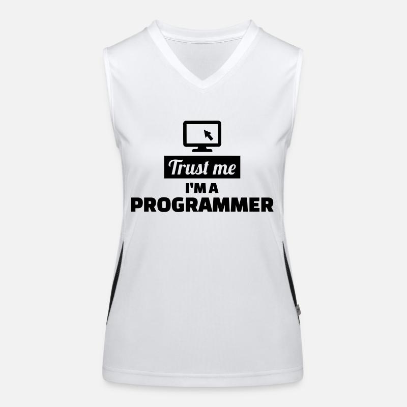 Programmierer Funktionelles Kontrast-Tank Top für Frauen
