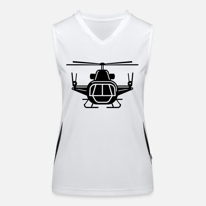 Helicopter Women's Functional Contrast Tank Top