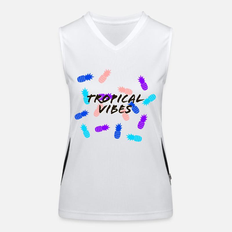 Summer time Funktionelles Kontrast-Tank Top für Frauen