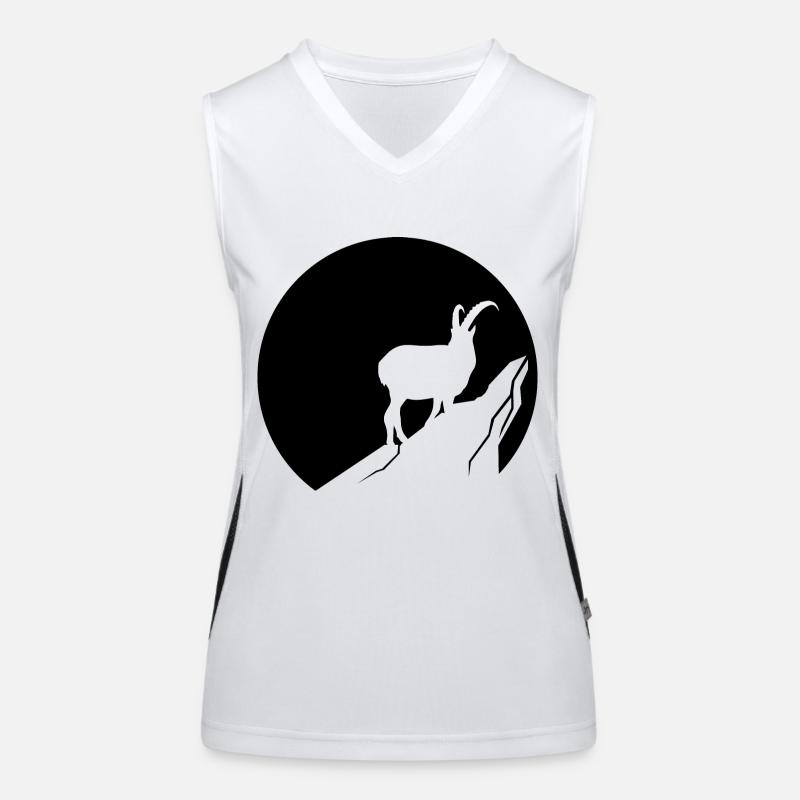 Chèvre - (3) Débardeur respirant contrasté Femme