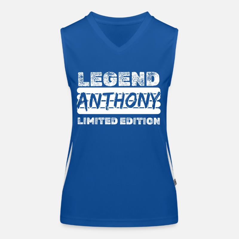 First name Anthony Women's Functional Contrast Tank Top