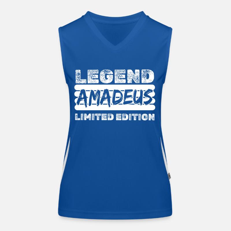 Amadeus comme prénom Débardeur respirant contrasté Femme