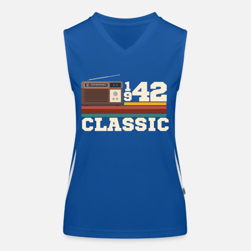 Anniversary 1942 retro classic Women's Functional Contrast Tank Top