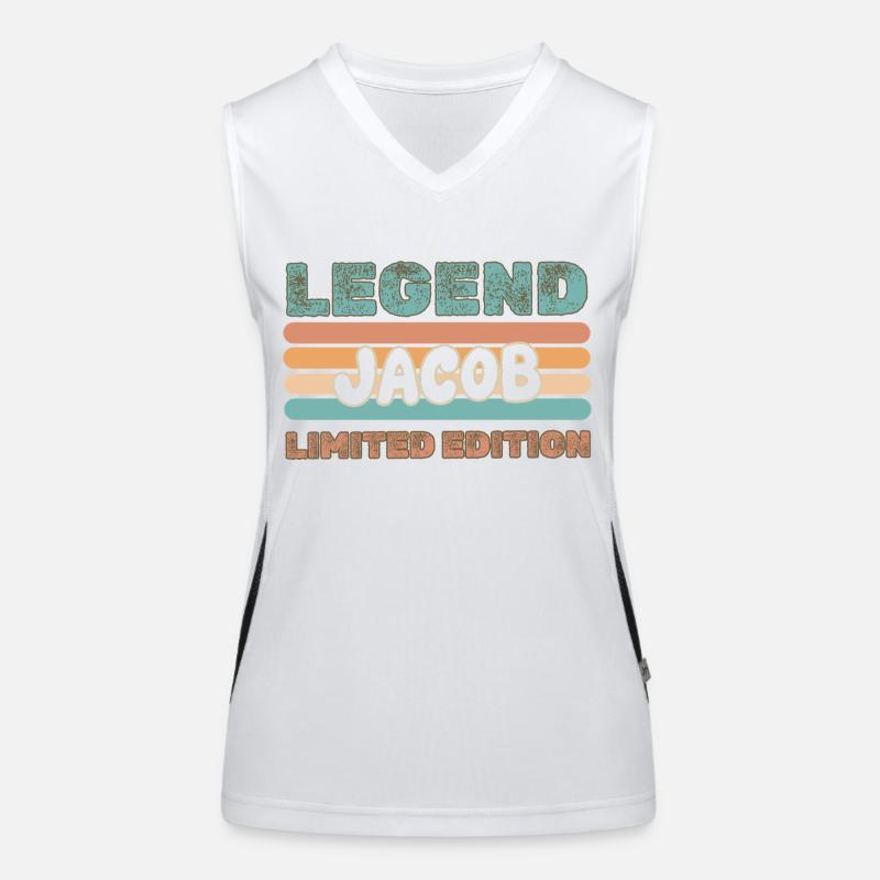 Jacob as a given name Women's Functional Contrast Tank Top