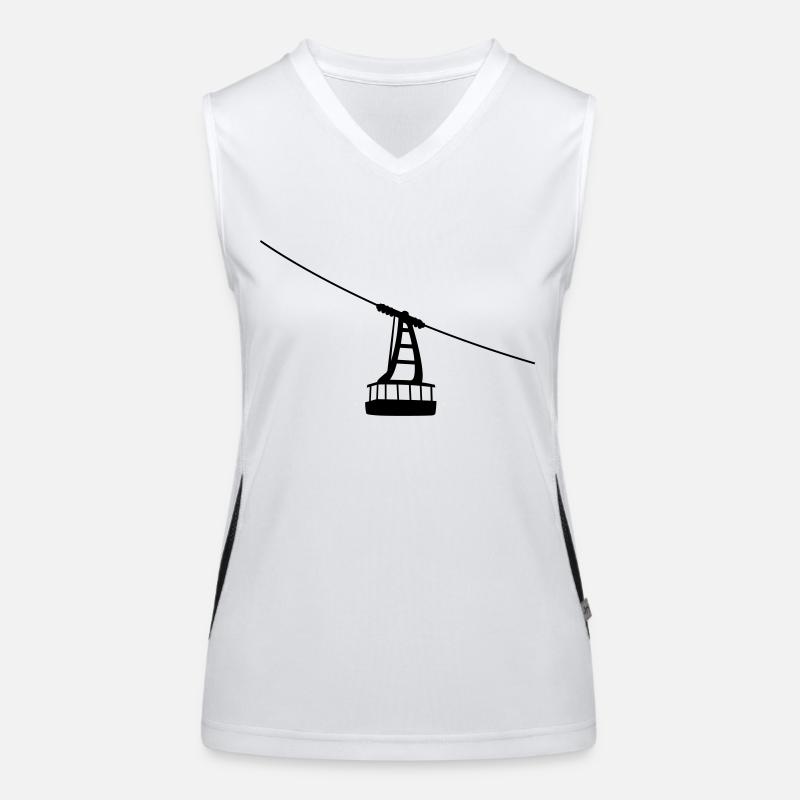 Die Gondel Funktionelles Kontrast-Tank Top für Frauen