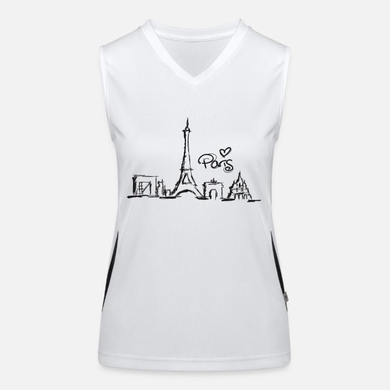 Paris Women's Functional Contrast Tank Top