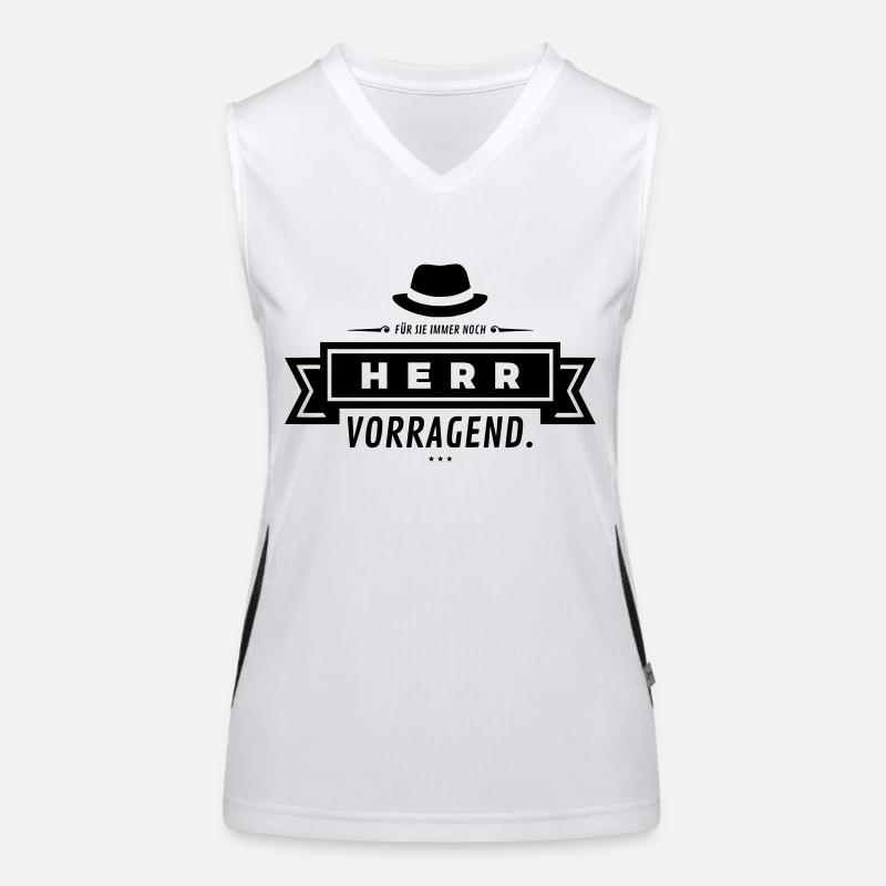 Herr Vorragend Funktionelles Kontrast-Tank Top für Frauen