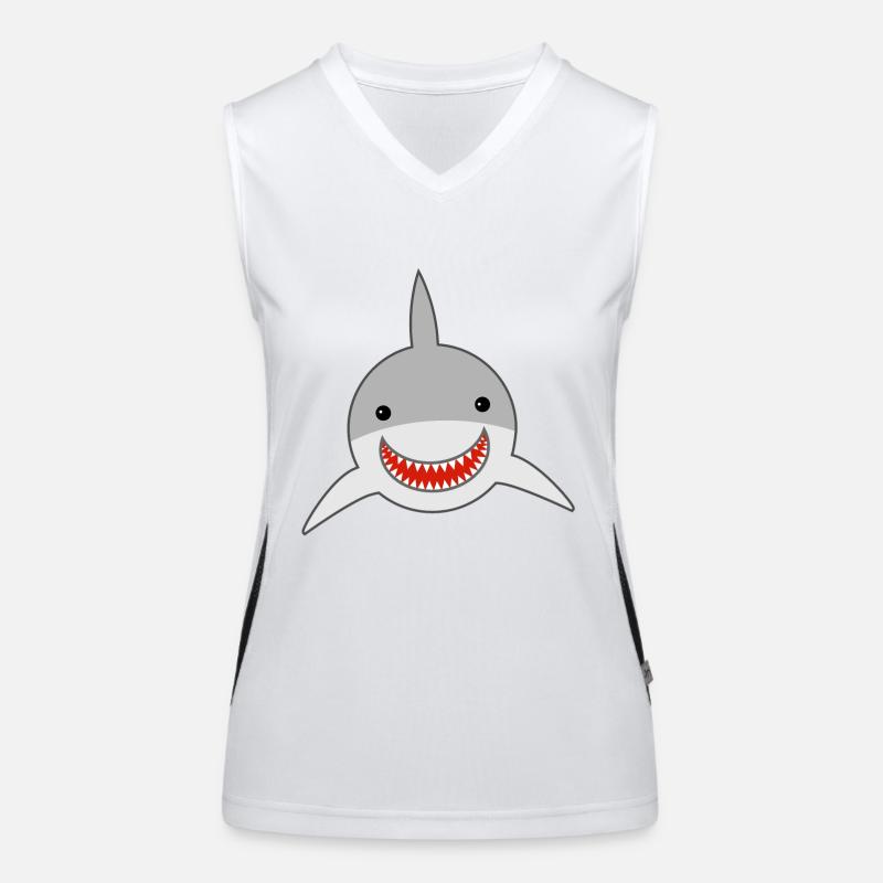 requin Débardeur respirant contrasté Femme