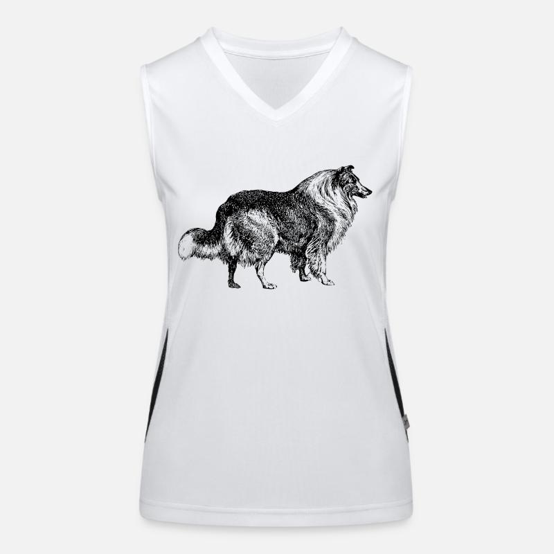 Collie Débardeur respirant contrasté Femme