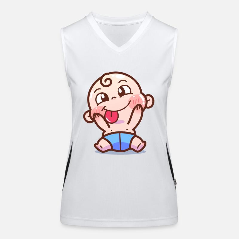 Bébé Débardeur respirant contrasté Femme