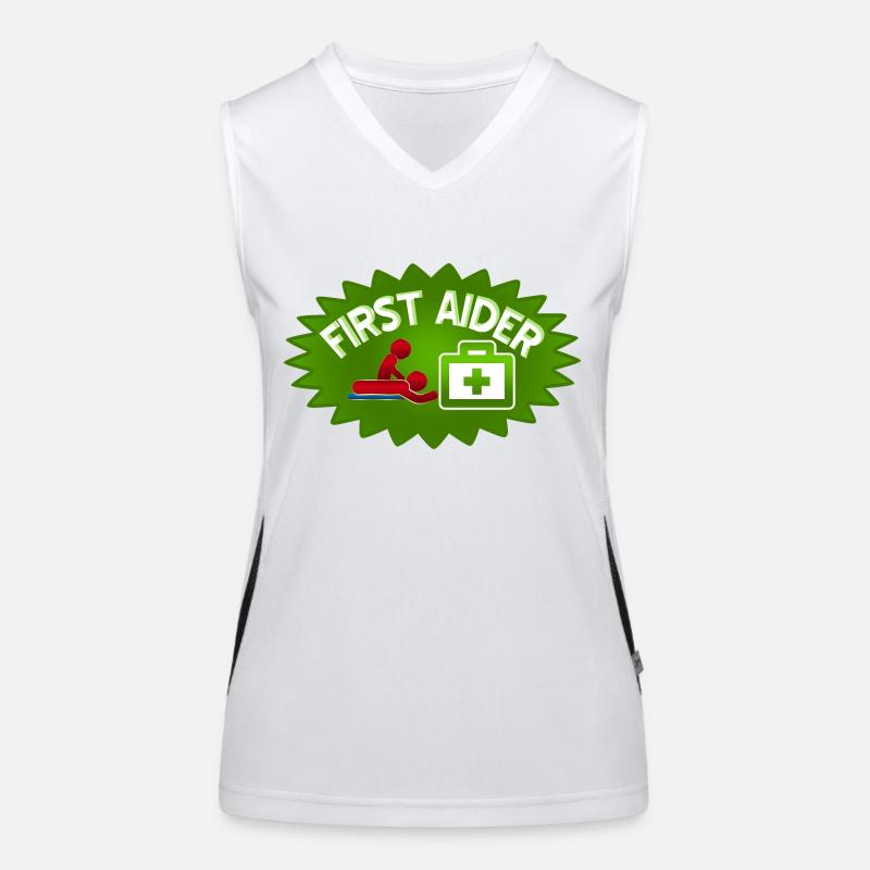 First Aid Aider Women's Functional Contrast Tank Top