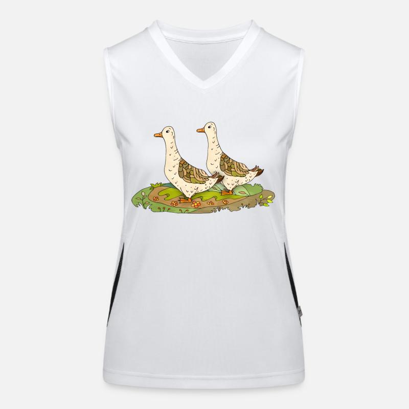 Canard Débardeur respirant contrasté Femme