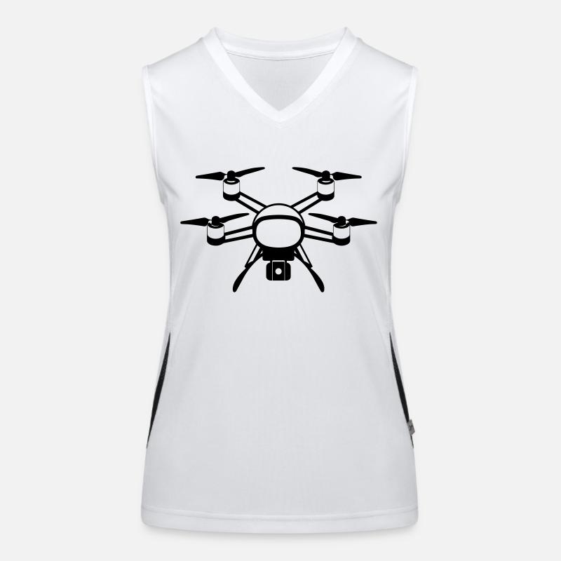 drone Débardeur respirant contrasté Femme