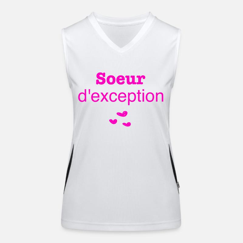 soeur d exception Débardeur respirant contrasté Femme