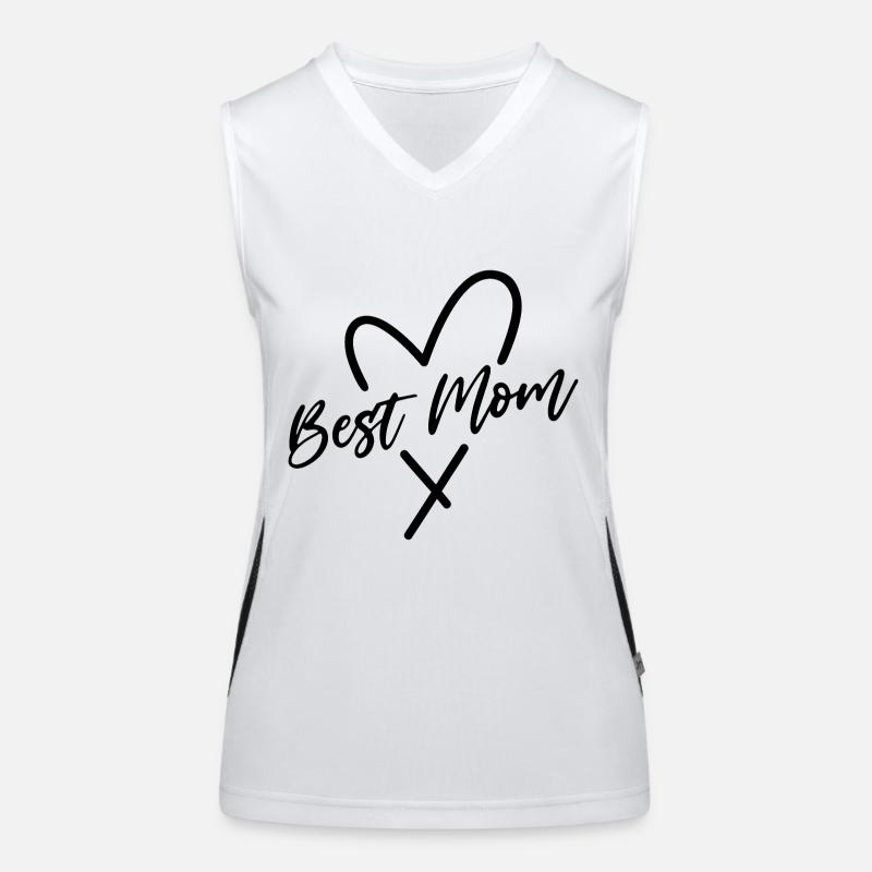 Beste mamma Funksjonell kontrast-singlet for kvinner