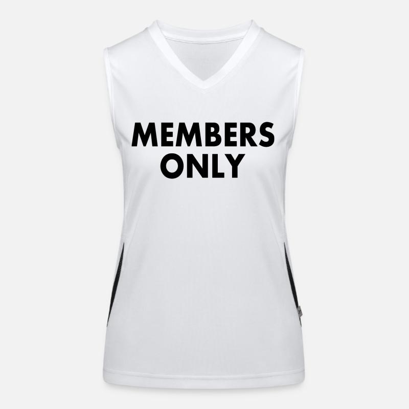Members only Débardeur respirant contrasté Femme