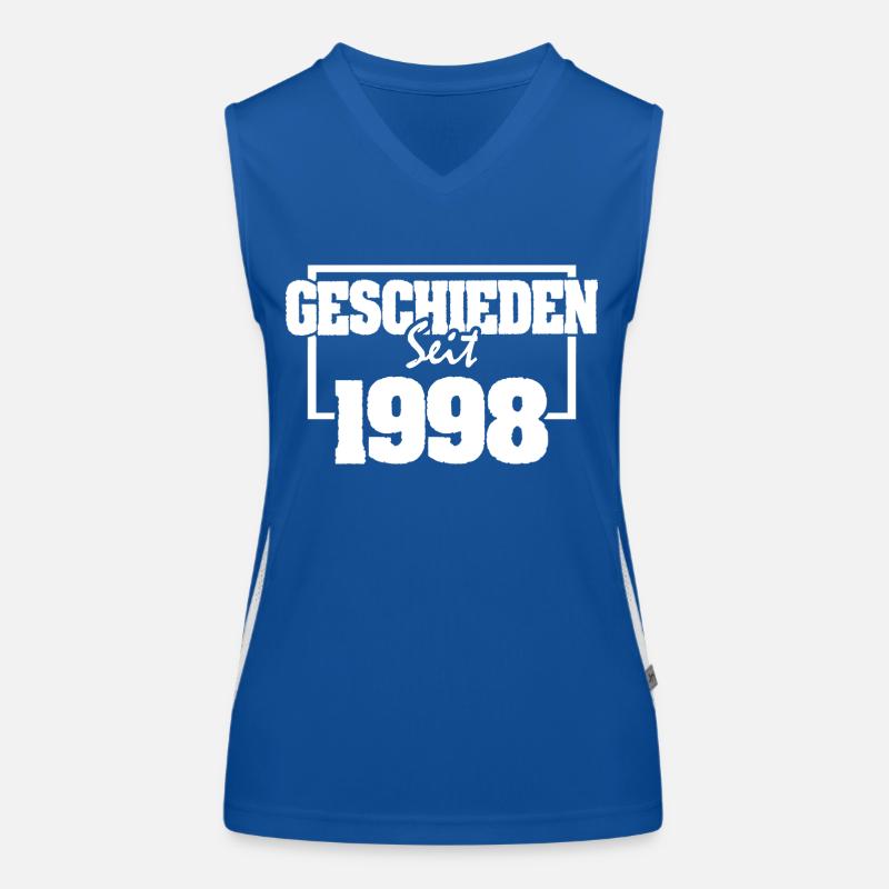 Sprüche 1998 Funktionelles Kontrast-Tank Top für Frauen
