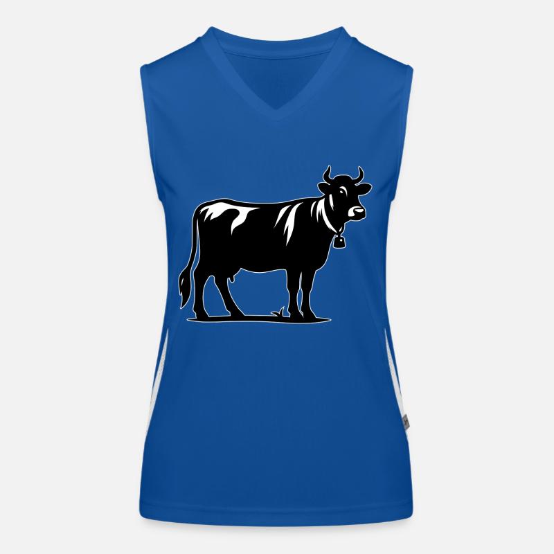 Contour de la vache Débardeur respirant contrasté Femme