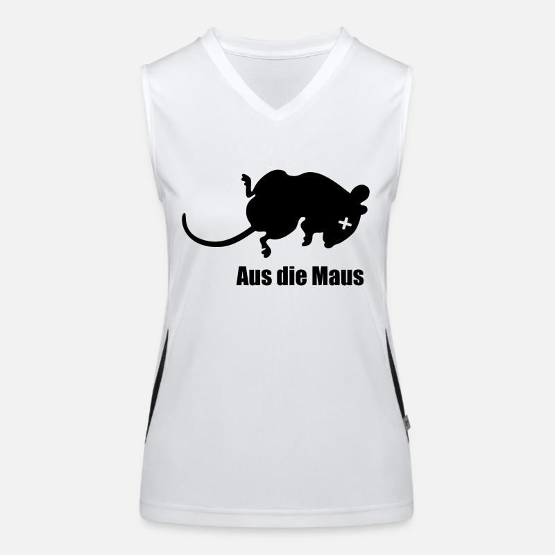 De la souris Débardeur respirant contrasté Femme