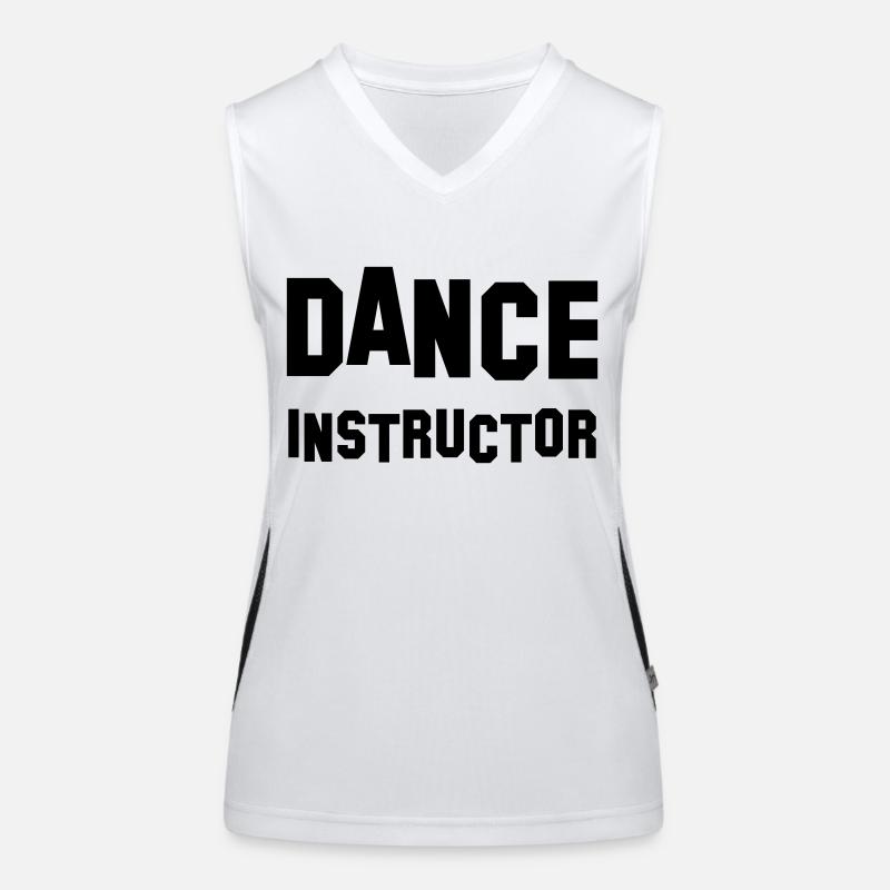 dance instructor Funktionelles Kontrast-Tank Top für Frauen