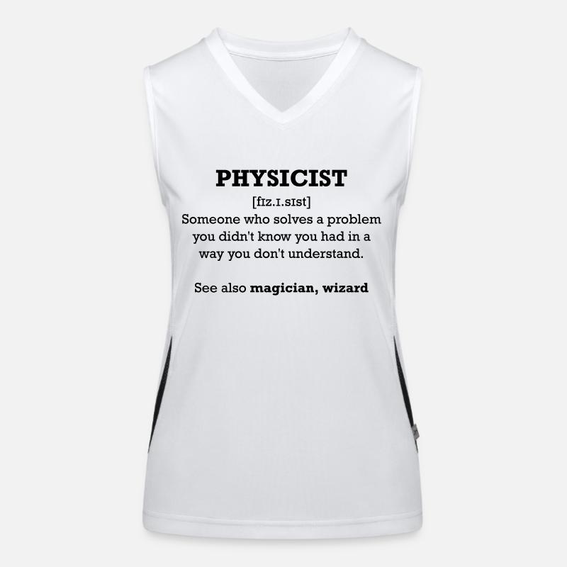 Physicist - wizard Women's Functional Contrast Tank Top