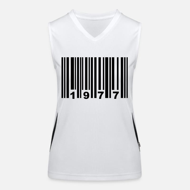 1977 Funktionelles Kontrast-Tank Top für Frauen