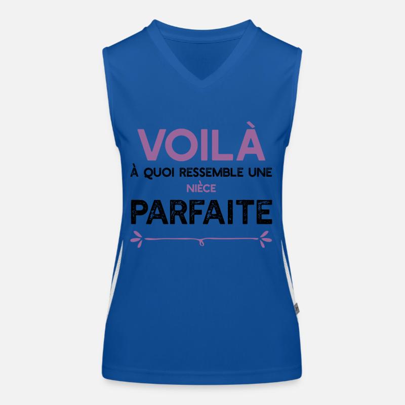 Une Nièce parfaite cadeau Débardeur respirant contrasté Femme