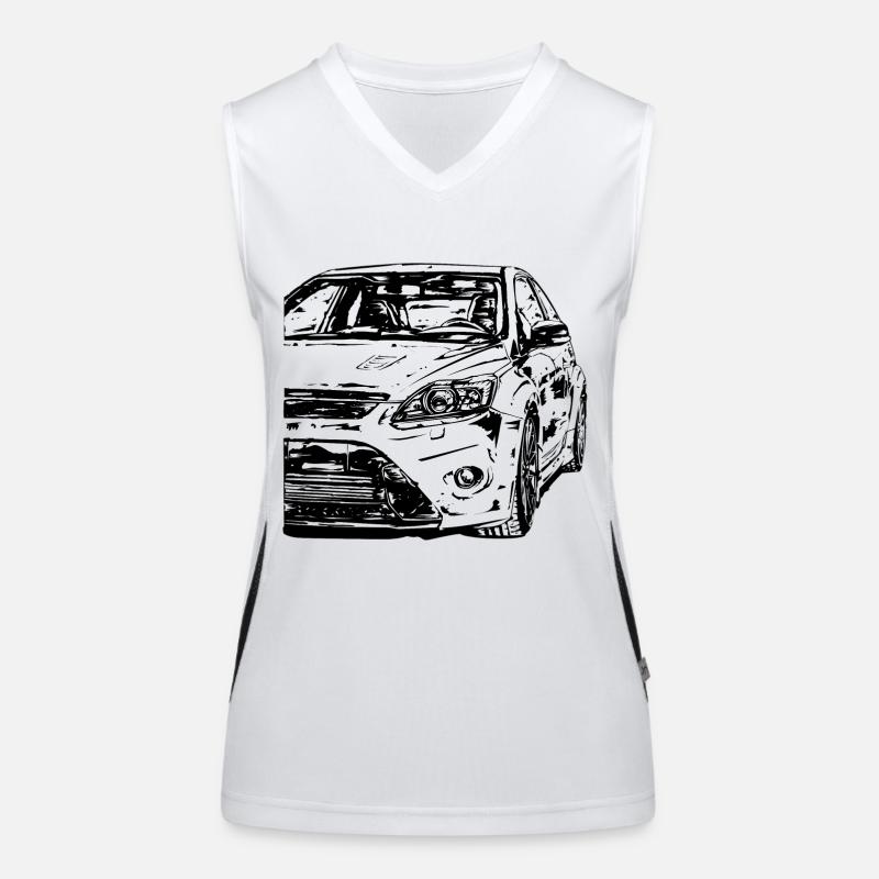 schnelles auto Funktionelles Kontrast-Tank Top für Frauen