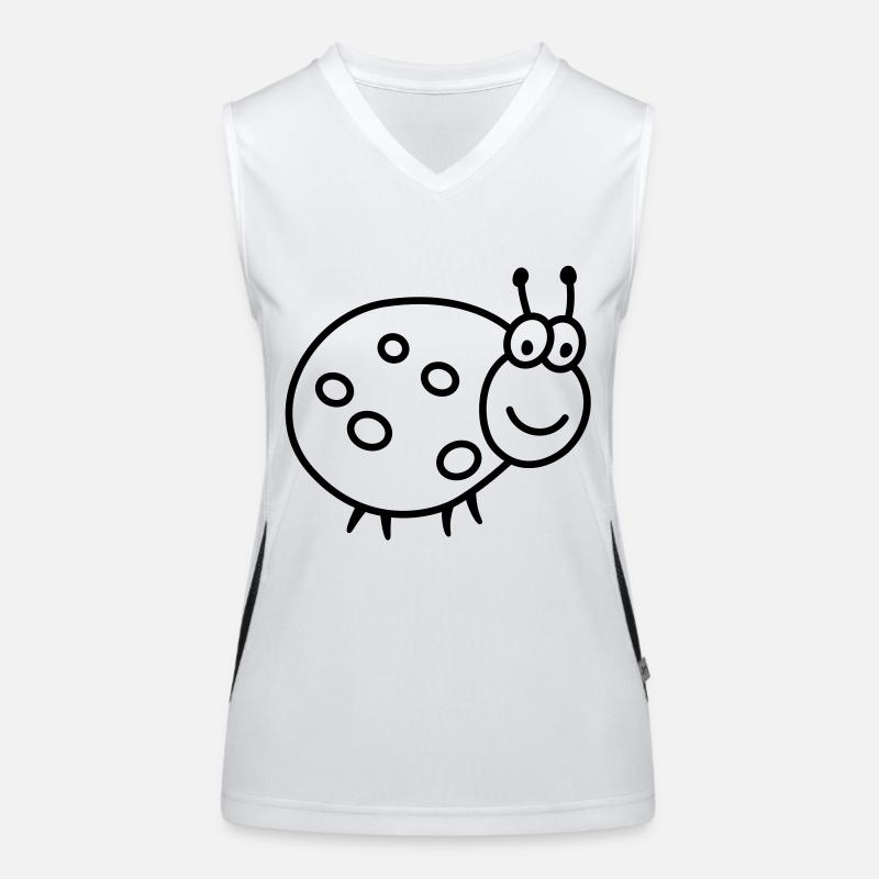 Käfer - Glückskäfer Funktionelles Kontrast-Tank Top für Frauen