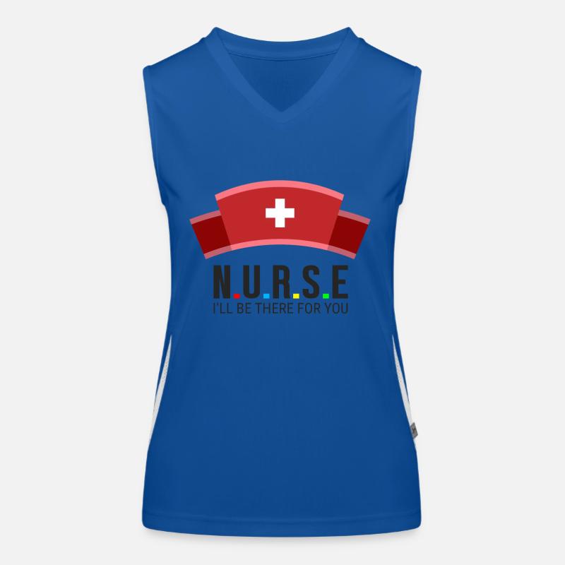 Infirmière Débardeur respirant contrasté Femme