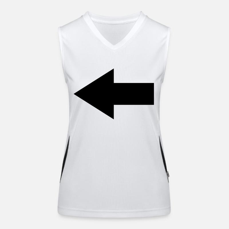 Pfeil links Funktionelles Kontrast-Tank Top für Frauen