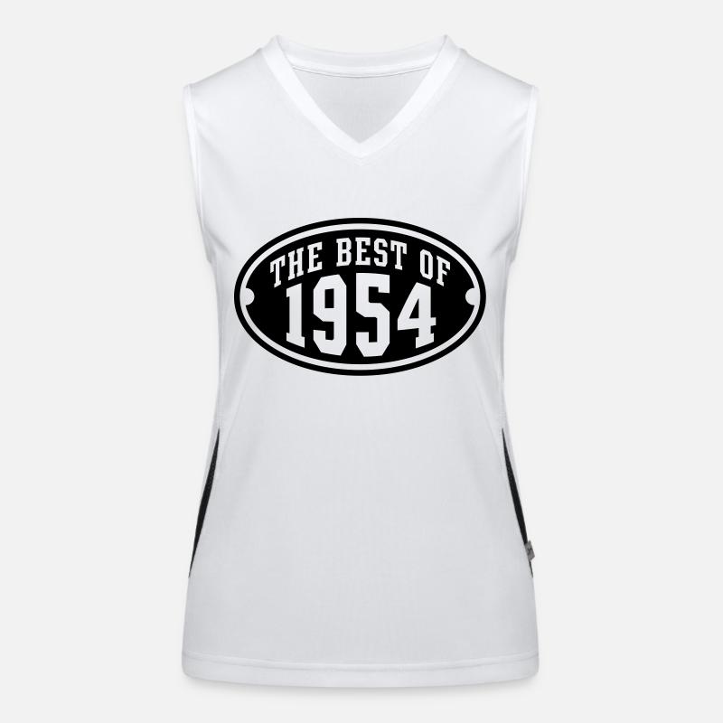 LE MEILLEUR DE 1954 - conception Anniversaire Débardeur respirant contrasté Femme
