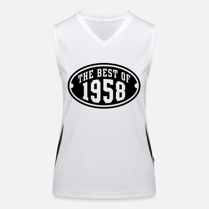 LE MEILLEUR DE 1958 - conception Anniversaire Débardeur respirant contrasté Femme