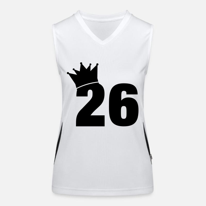 26_krone_f1 Funktionelles Kontrast-Tank Top für Frauen