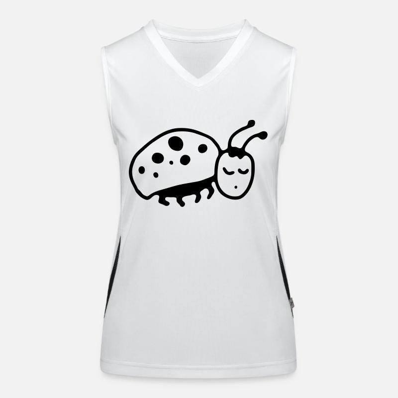 Käfer Funktionelles Kontrast-Tank Top für Frauen