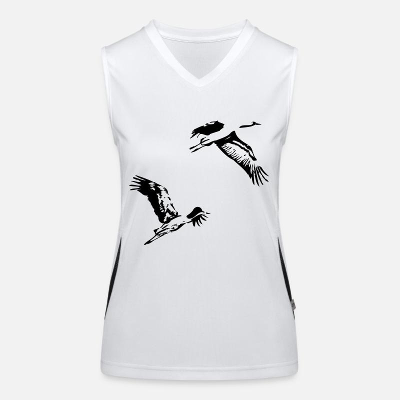 Cranes Women's Functional Contrast Tank Top
