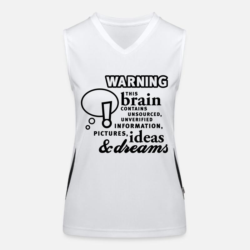 Brain - content - Brain - Content - 1C Women's Functional Contrast Tank Top