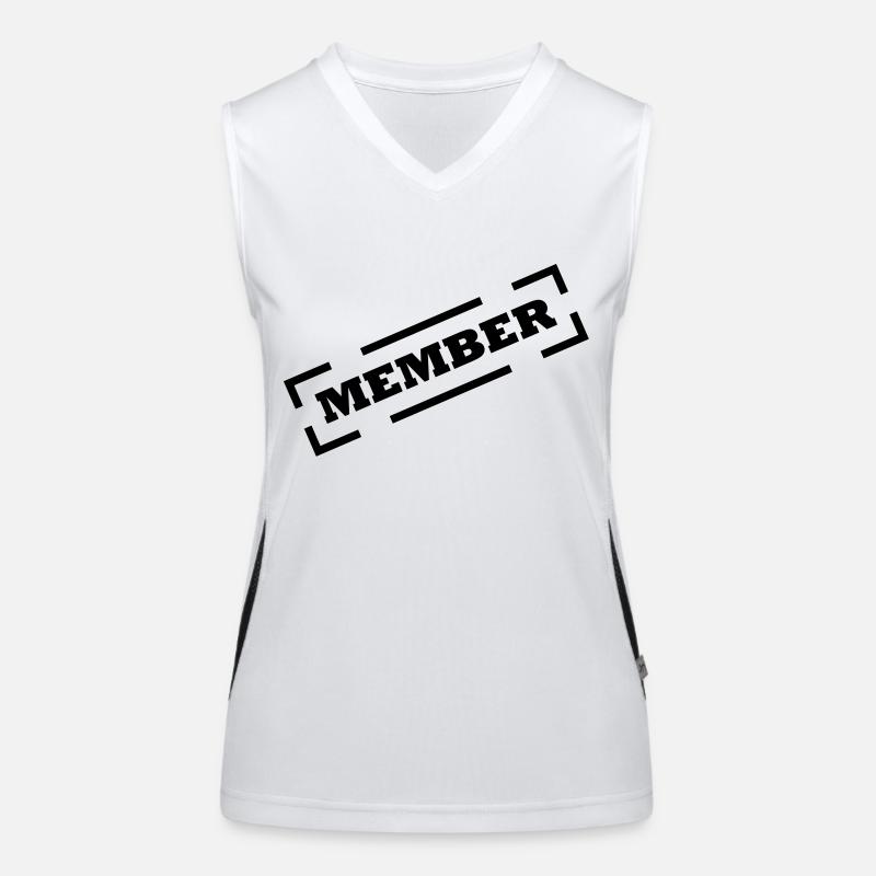member Women's Functional Contrast Tank Top