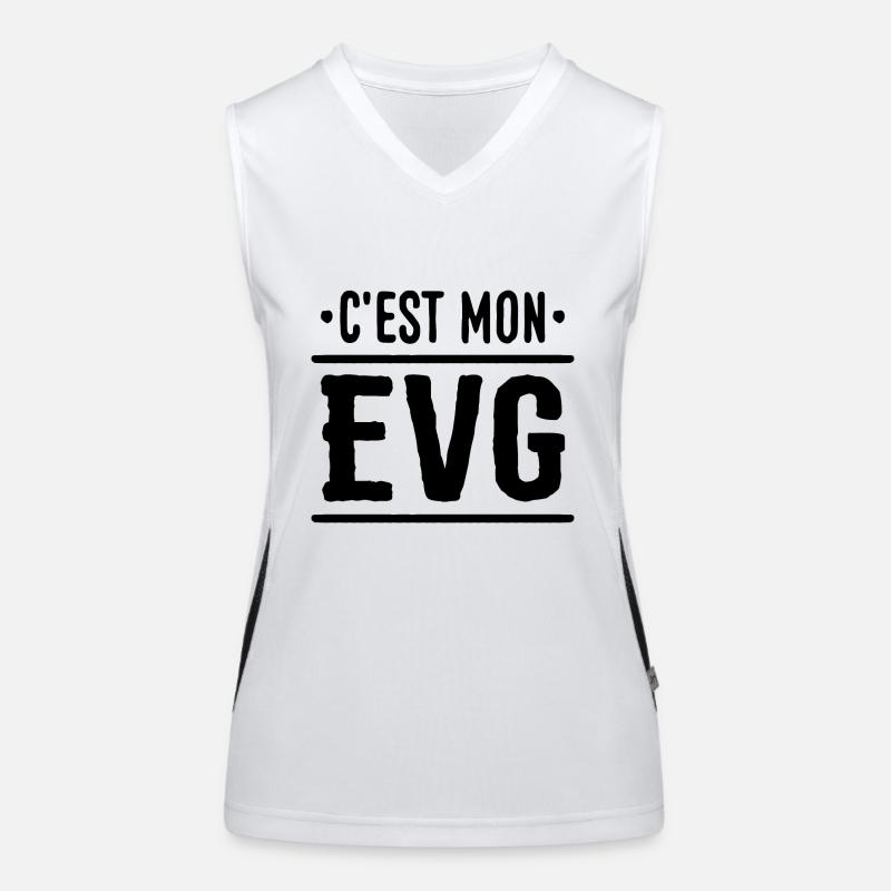 C'est mon evg mariage Débardeur respirant contrasté Femme