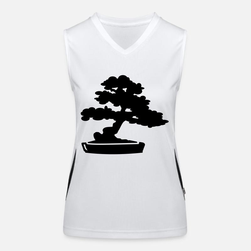 Bonsai Baum Funktionelles Kontrast-Tank Top für Frauen