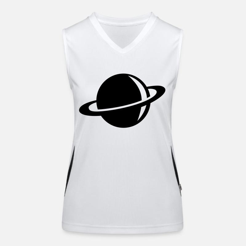 Saturn Funktionelles Kontrast-Tank Top für Frauen