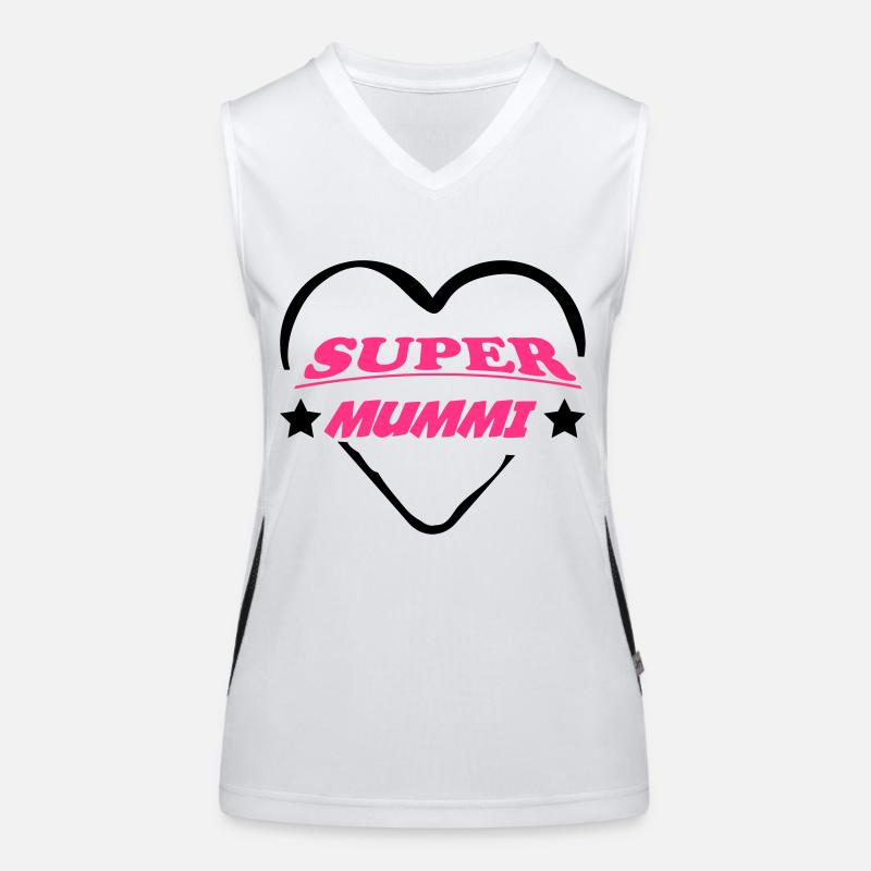 Super mummi Women's Functional Contrast Tank Top