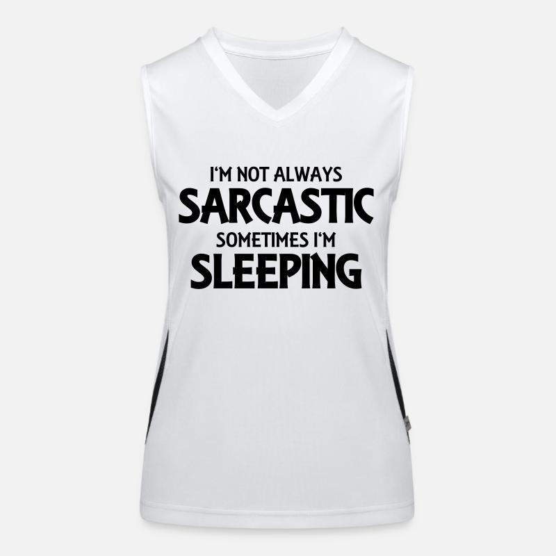 I'm not always sarcastic Women's Functional Contrast Tank Top