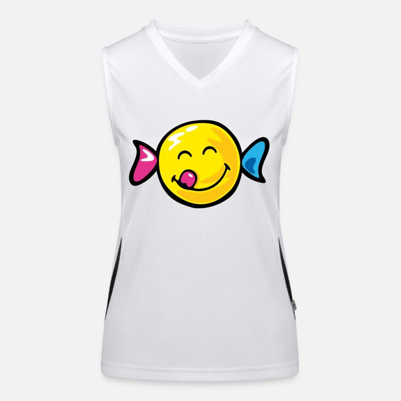 Smiley Sweety Women's Functional Contrast Tank Top