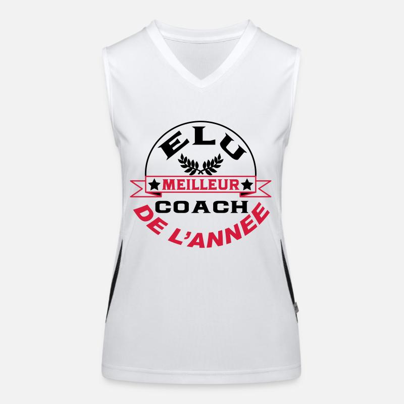 Elu meilleur coach de l'année Débardeur respirant contrasté Femme